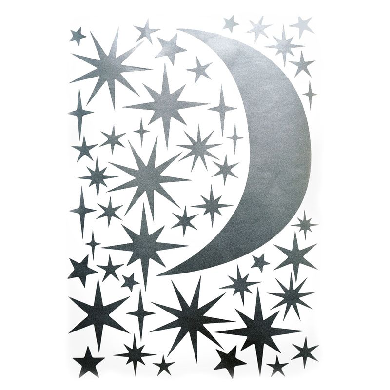 Stars and Moon silver