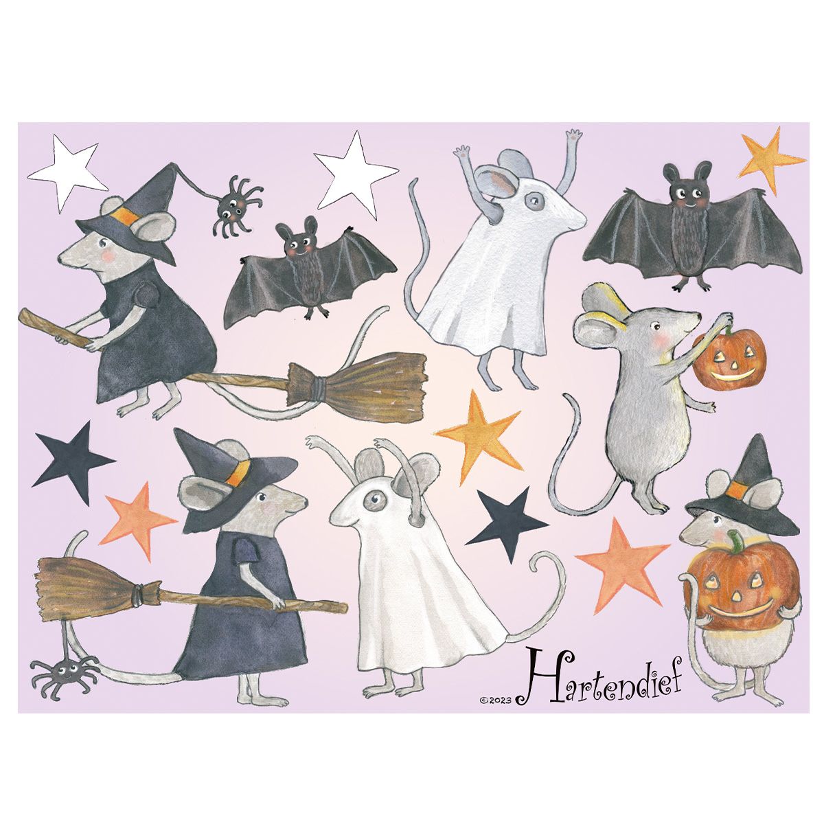 Mice &amp; Ghosts wallsticker