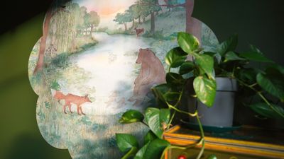 Bij het Meer behang bloem mini