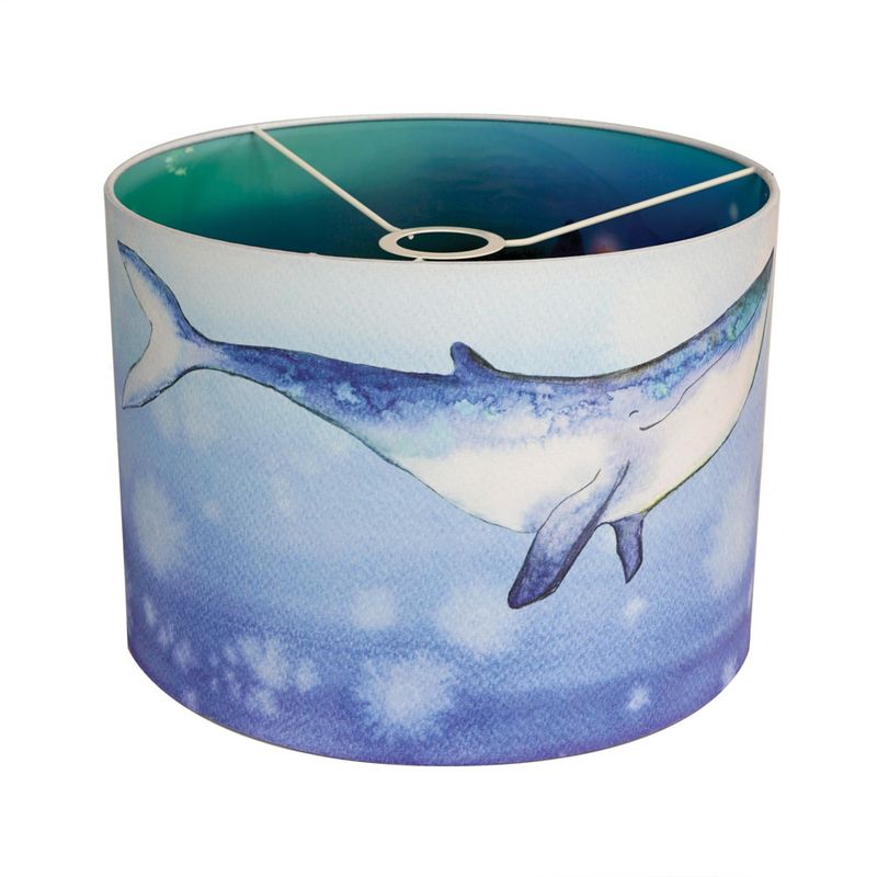Blaue „Tiefsee“ Pendelleuchte mit Meerestieren – sanftes Licht für das Kinder- oder Babyzimmer.