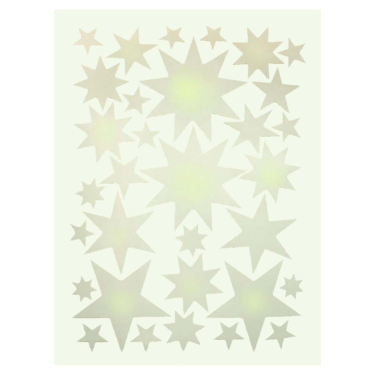 Sternensticker Glow in the Dark Wandtattoo