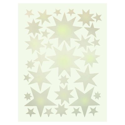 Sternensticker Glow in the Dark Wandtattoo