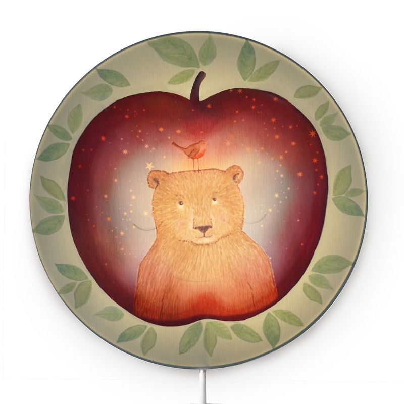 Bear in the Apple lamp