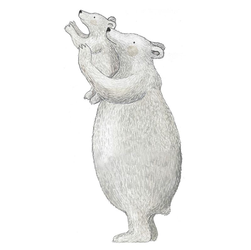 Wallsticker Polar Bears