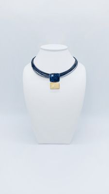 Einzigartiges Collier mit Pietersit und Königsbernstein