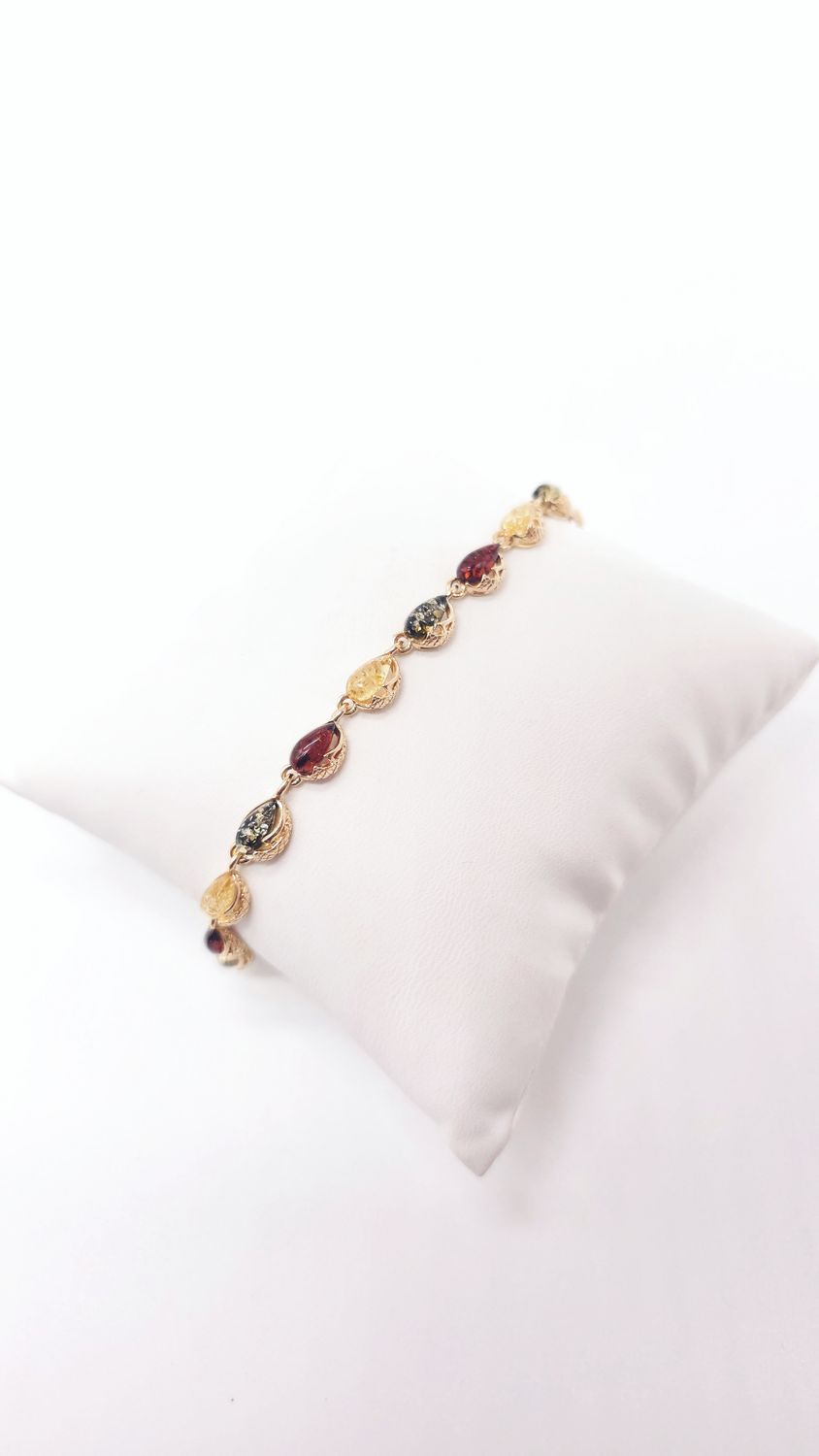 Tropfen-Armband Bernstein – edler Damenschmuck