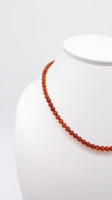 Naturbernstein Kette 45 cm – warmes, elegantes Design