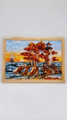 Sonnenuntergang am Leuchtturm – Maritime Eleganz