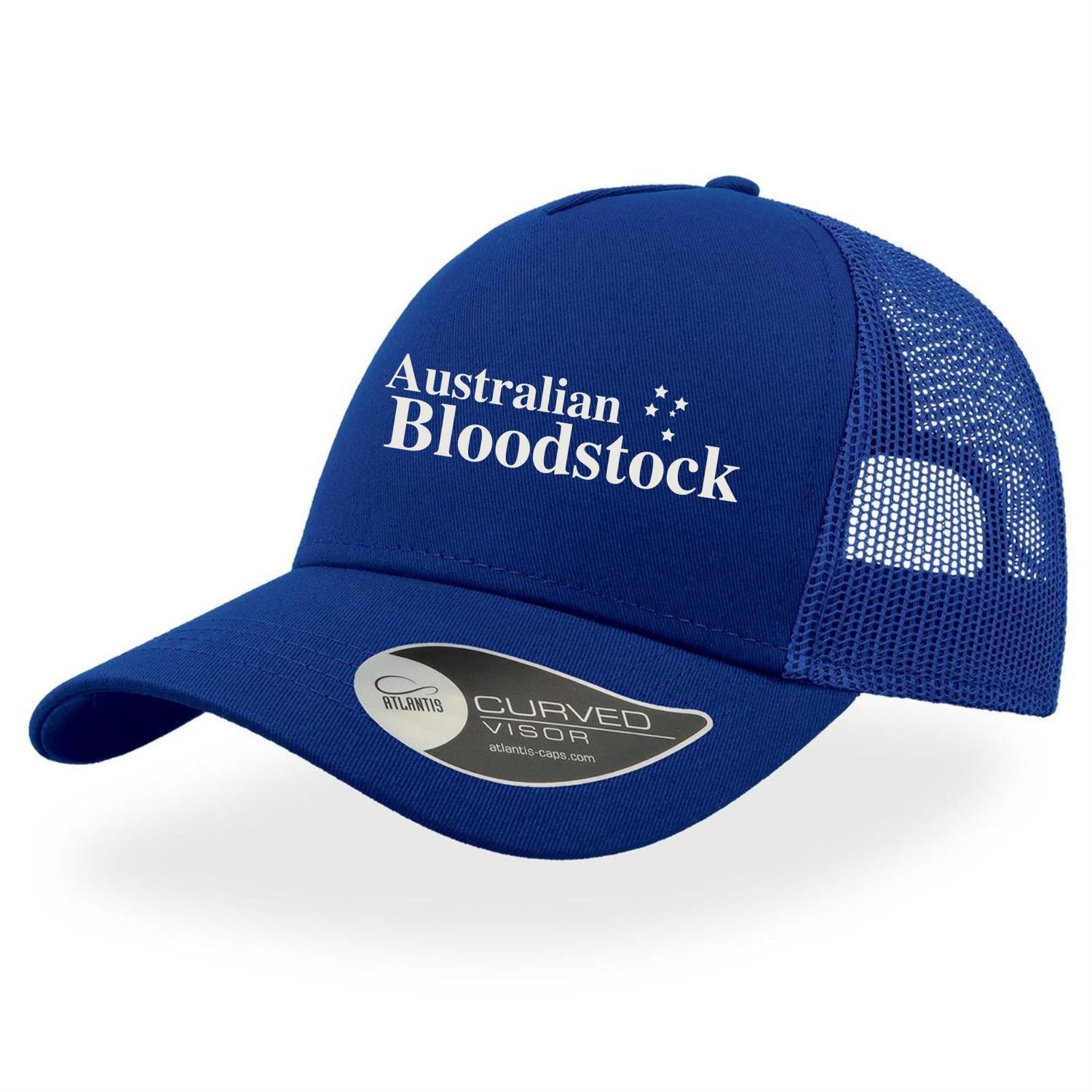 Blue Cap with Print