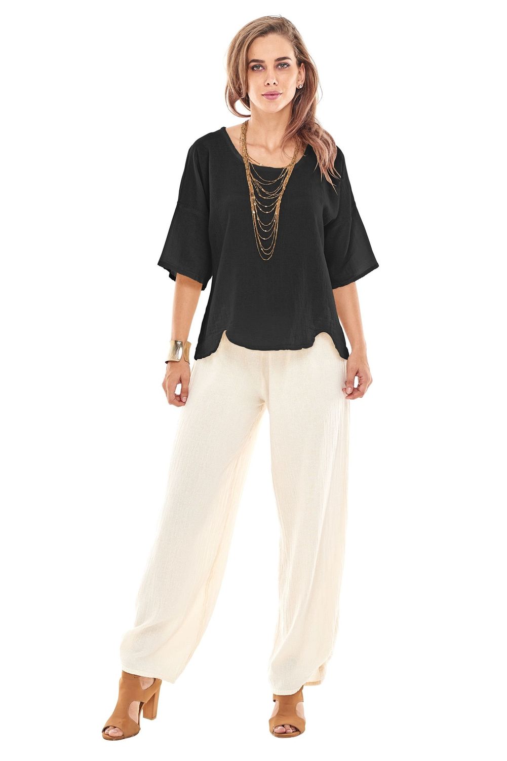 Scallop, Size: 1, Colour: Black