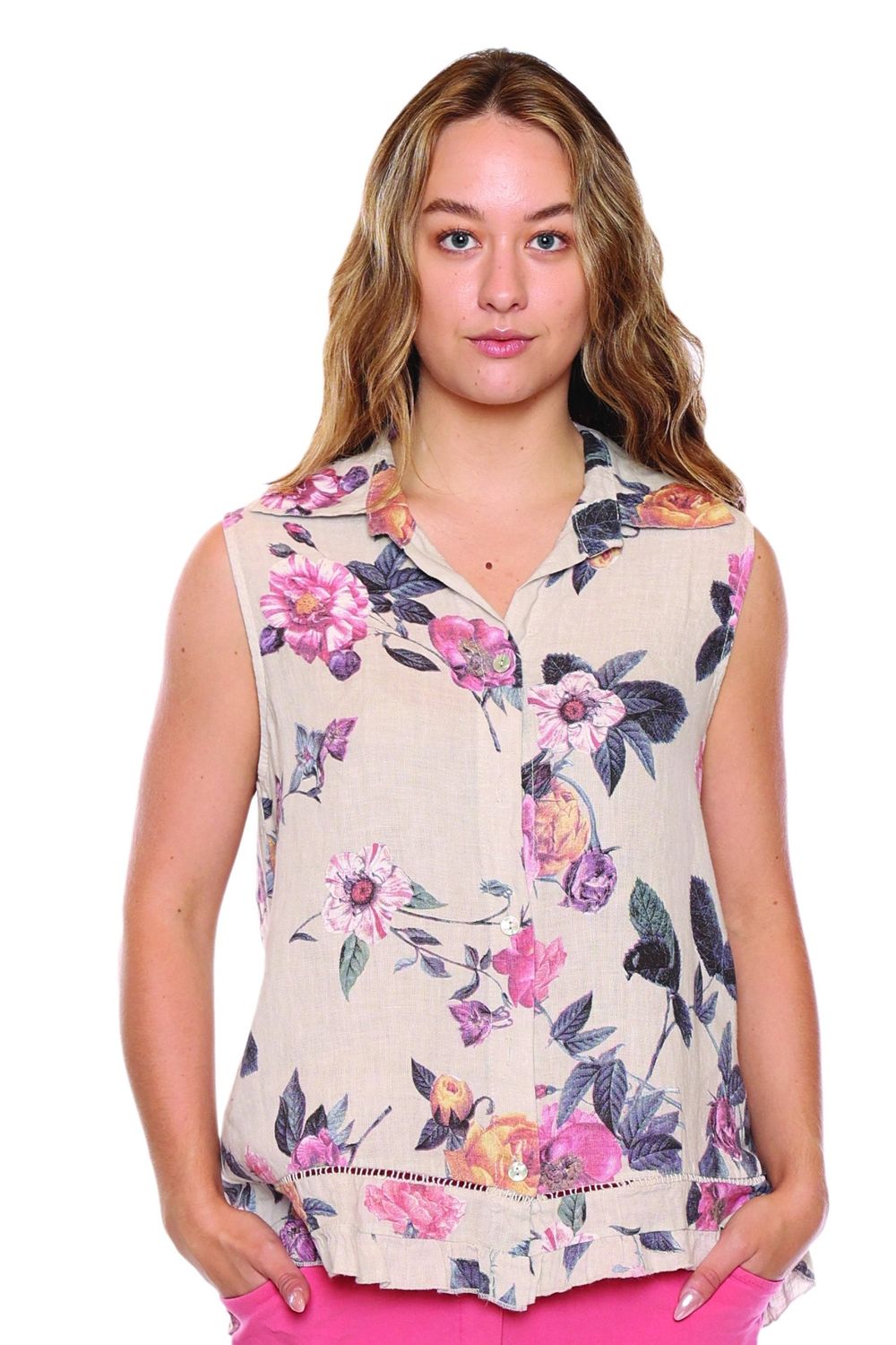 L5031 Linen Tank