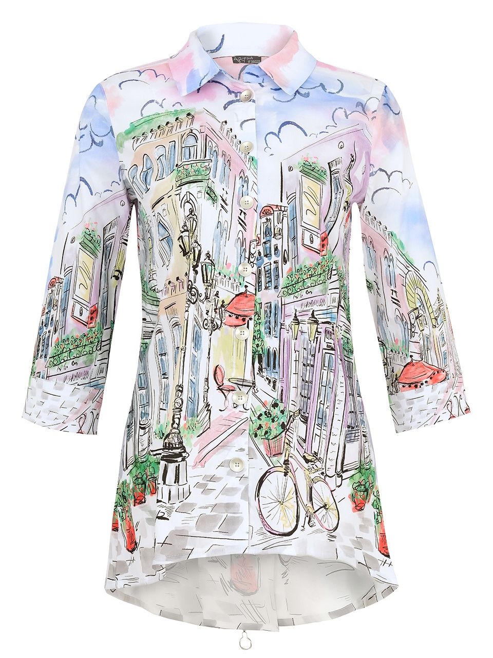 25724 Zip Blouse, Size: Small