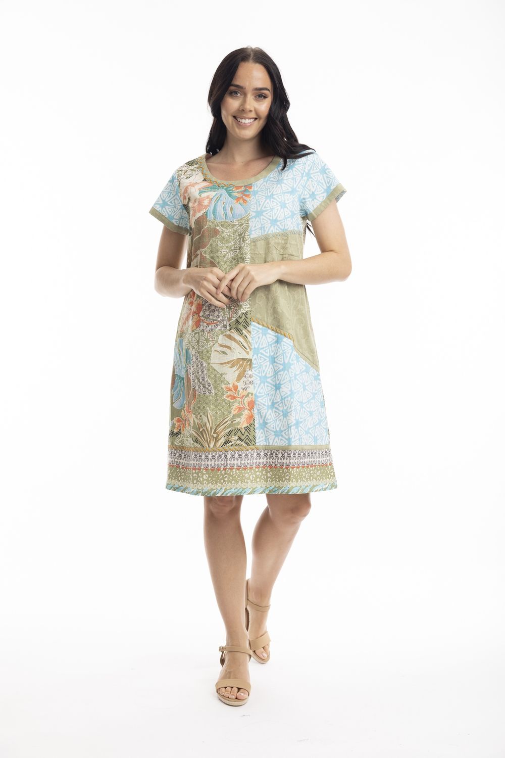 20008 Patch Dress, Size: Small