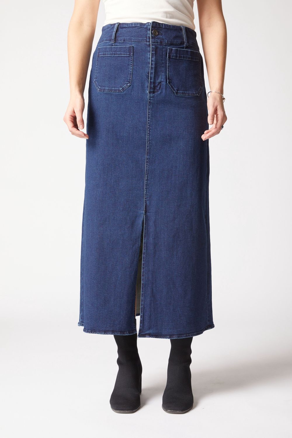 H11453 Denim Skirt, Size: 4