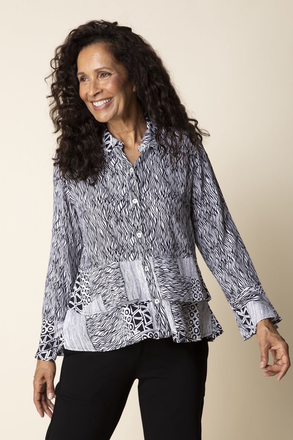 H39425 Shirt, Colour: Black, Size: XSmall