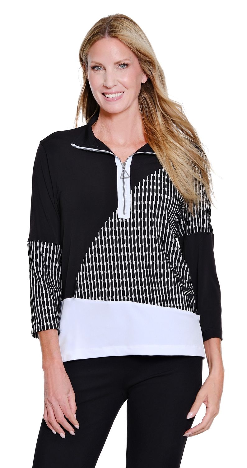 M16411 Zip Top, Size: XS