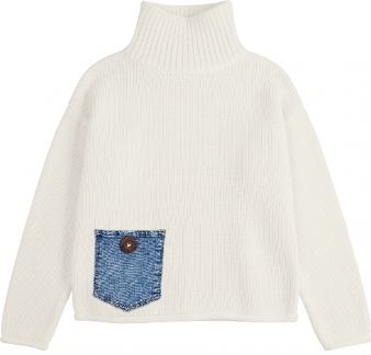 1130 Emerie Pullover, Colour: Cream, Size: S