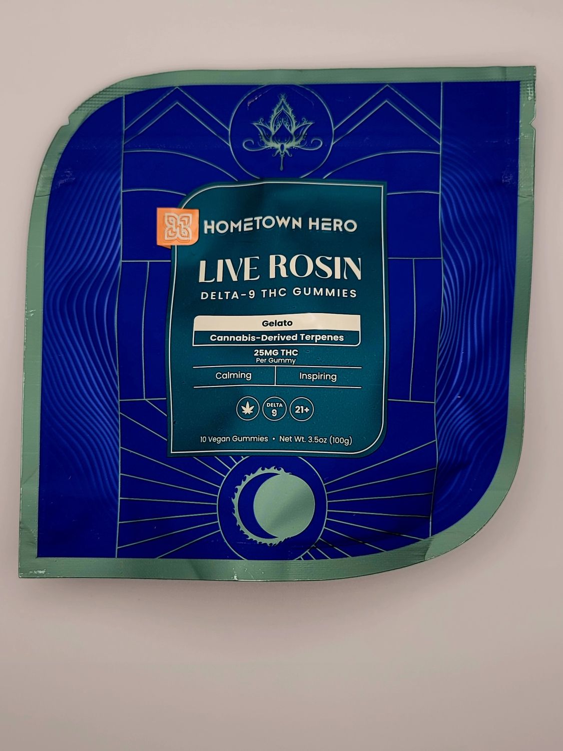 Hometown Hero Gummies, Flavor: Gelato, Strength: 250mg