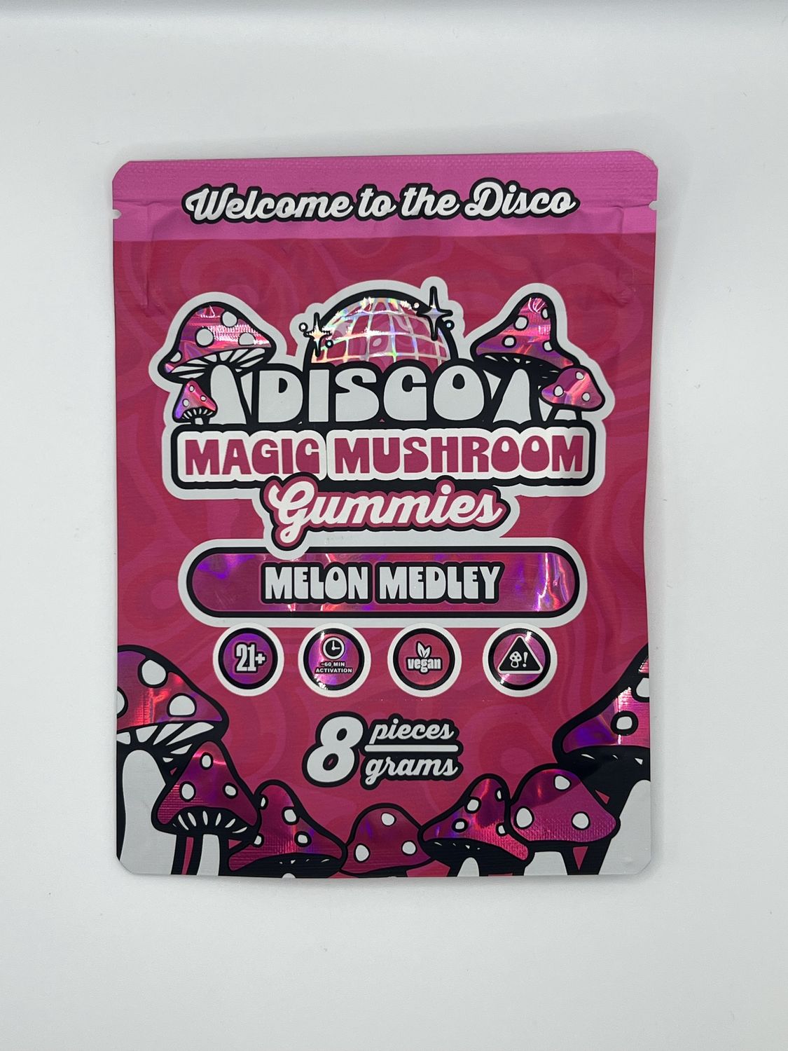 Disco Magic Mushroom Gummies 8ct, Flavor: Melon Medly