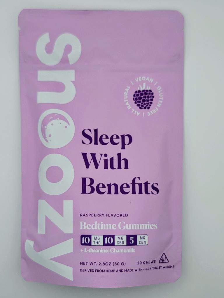 Snoozy Gummies, Type: Bedtime/raspberry