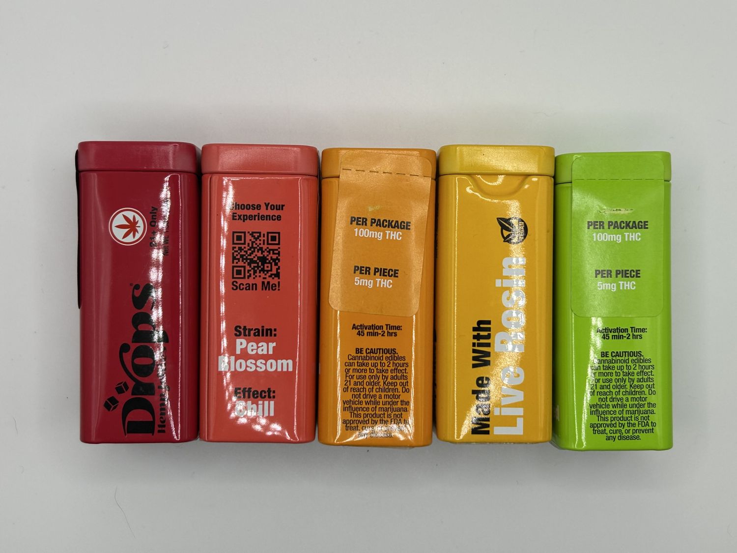 Drops 100mg 20ct Classic Strains