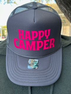 happy camper hat