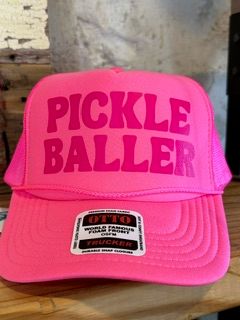 Pickle Baller Hat - Hot Pink
