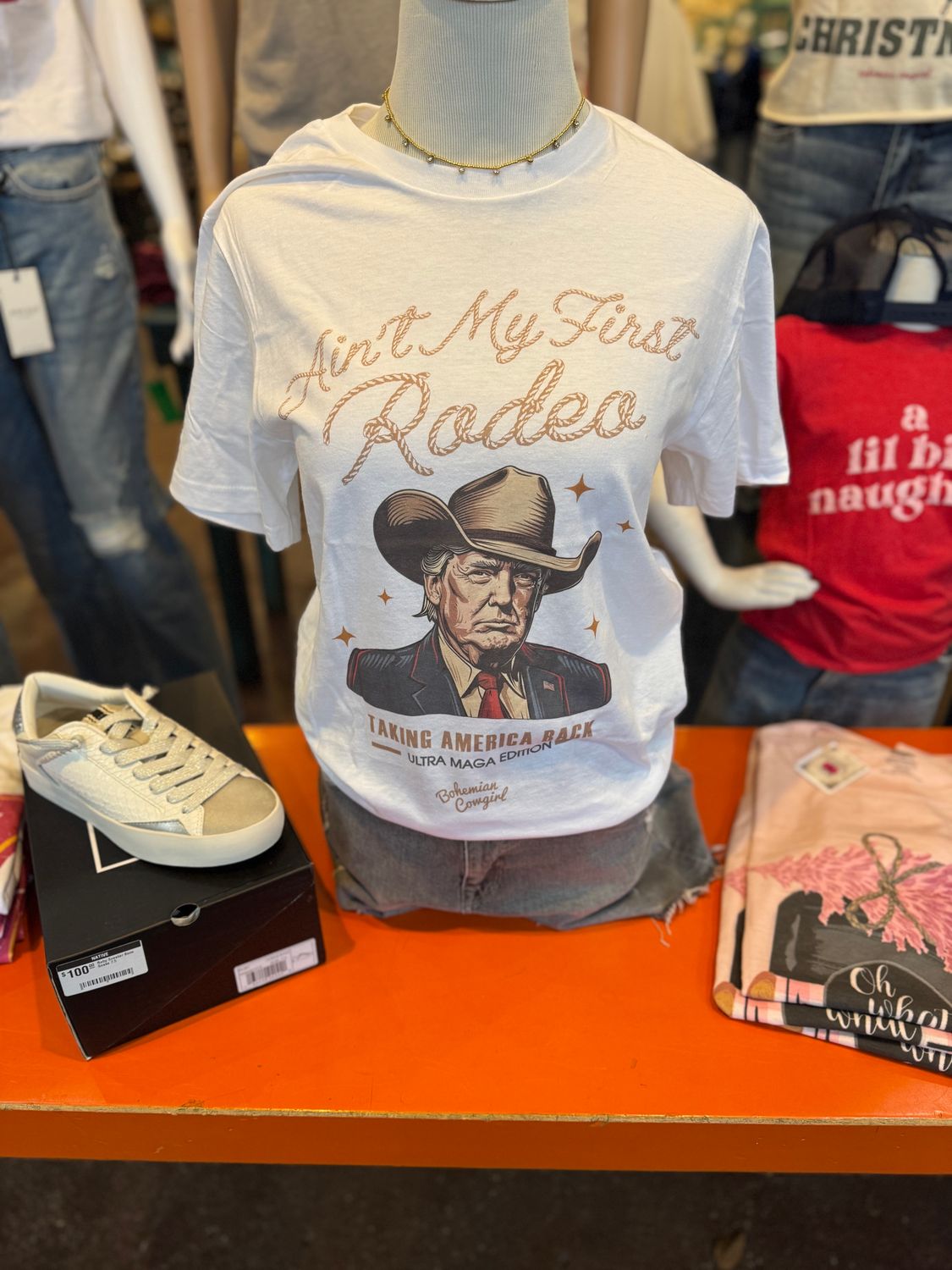 Aint My First Rodeo - Trump white 