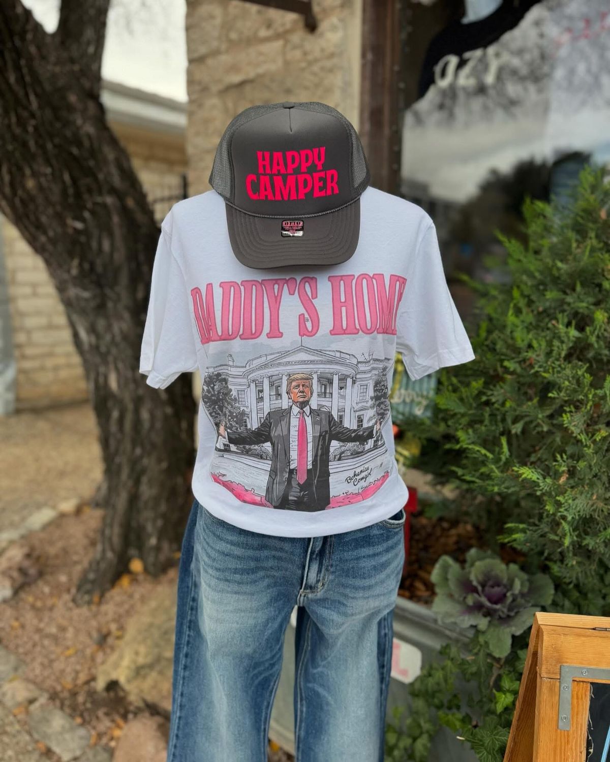 Daddy&#39;s Home Trump White Tee