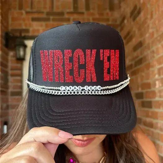 Wreck  em Trucker Hat
