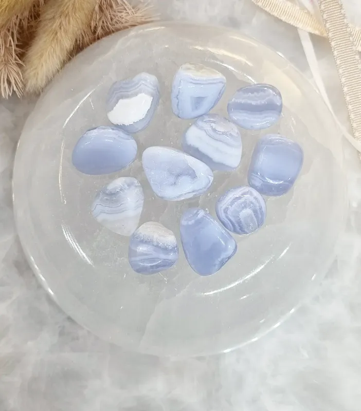 Blue Lace Agate Tumble