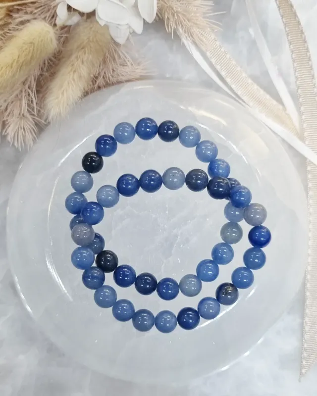 Blue Adventurine Bracelet | 8mm
