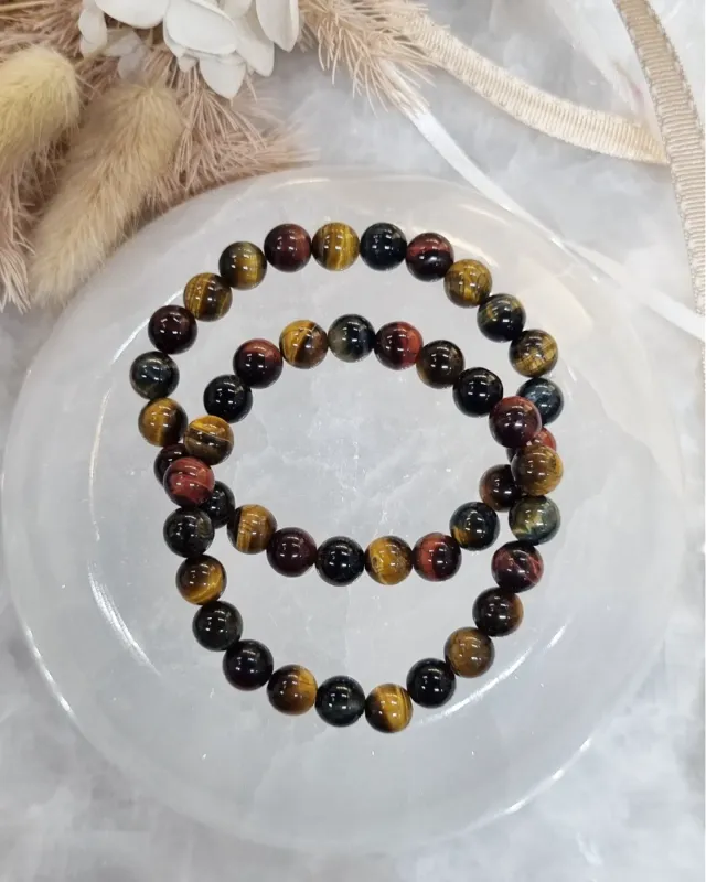 Mixed Tiger Eye Bracelet | 8mm