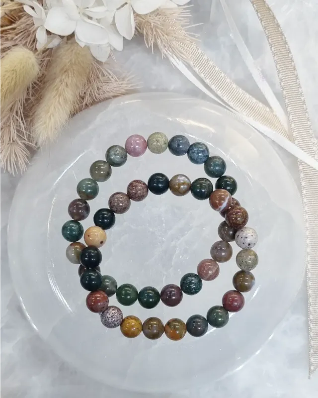 Ocean Jasper Bracelet | 8mm