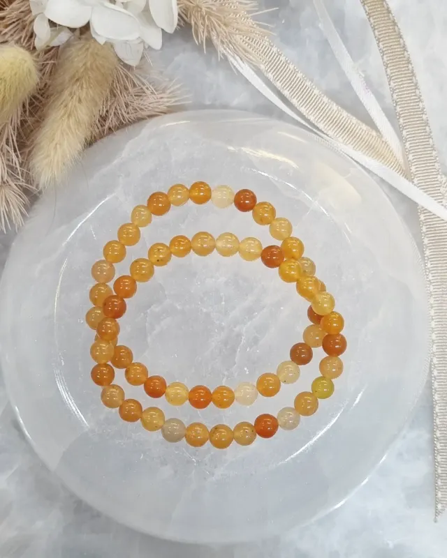 Orange Adventurine Bracelet | 6mm