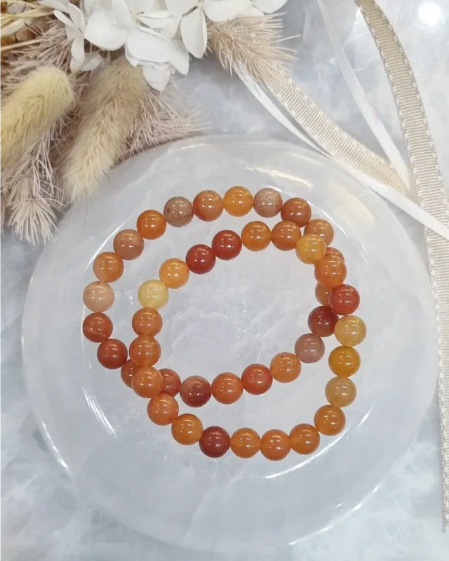 Orange Adventurine Bracelet | 8mm