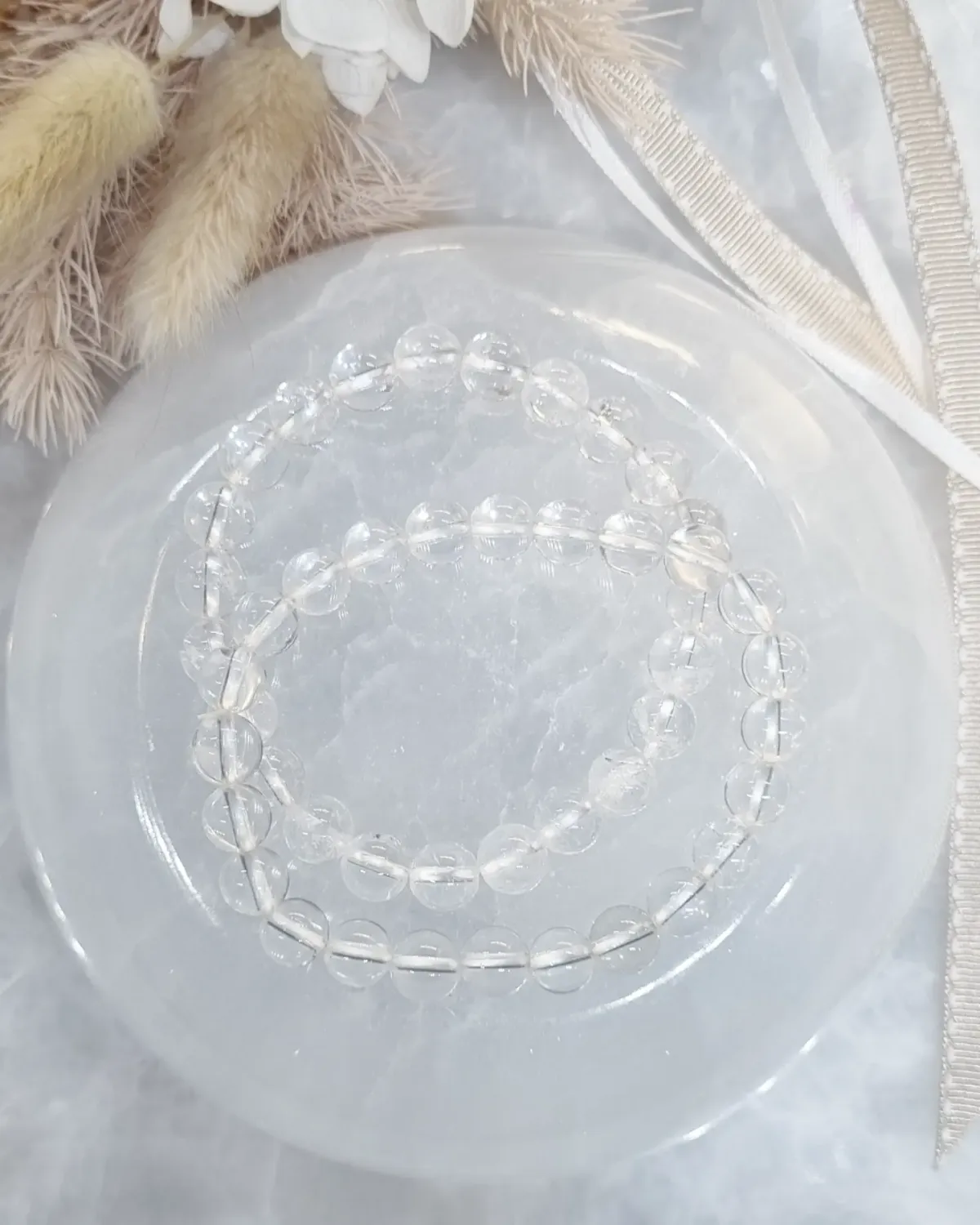 Clear Quartz Bracelet | 8mm