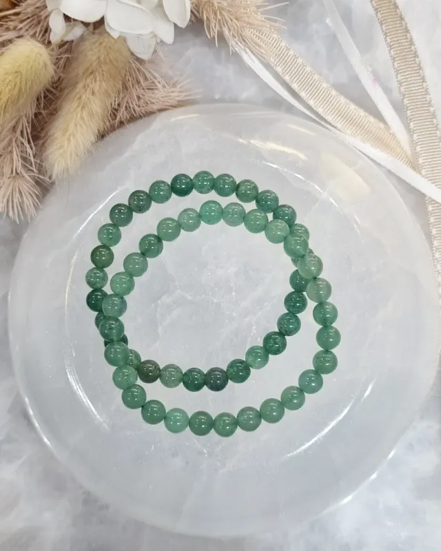 Green Adventurine Bracelet | 6mm