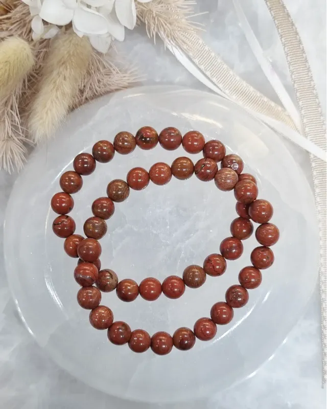 Red Jasper Bracelet | 8mm