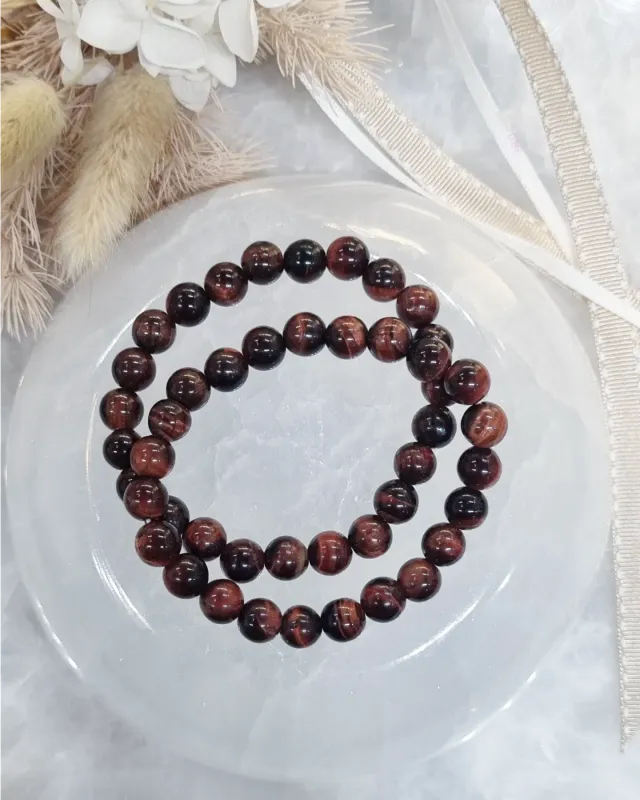 Red Tiger Eye Bracelet | 8mm