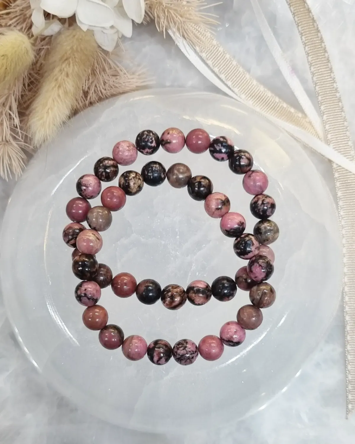 Rhodonite Bracelet | 8mm