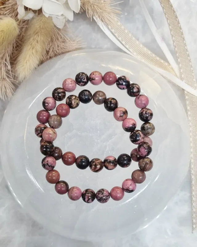 Rhodonite Bracelet | 8mm