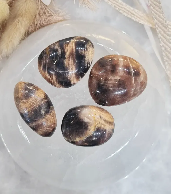 Black Moonstone Tumble