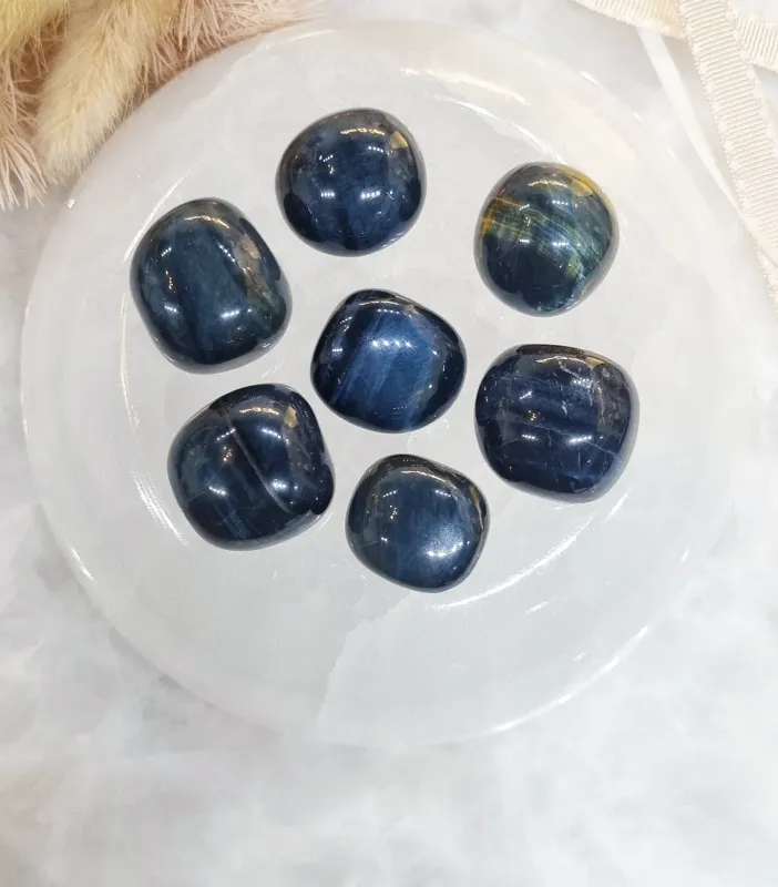 Blue Tiger Eye Tumble