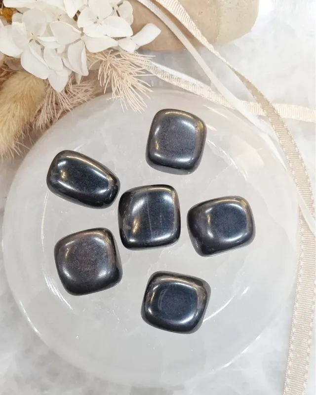 Hematite Cubed Tumble