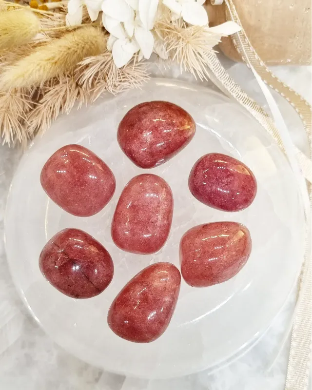 Strawberry Quartz Tumble