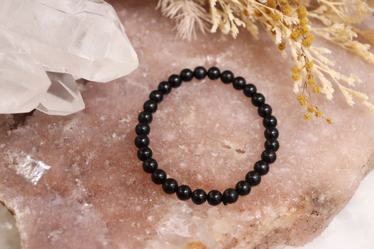Jet Bracelet | 6mm