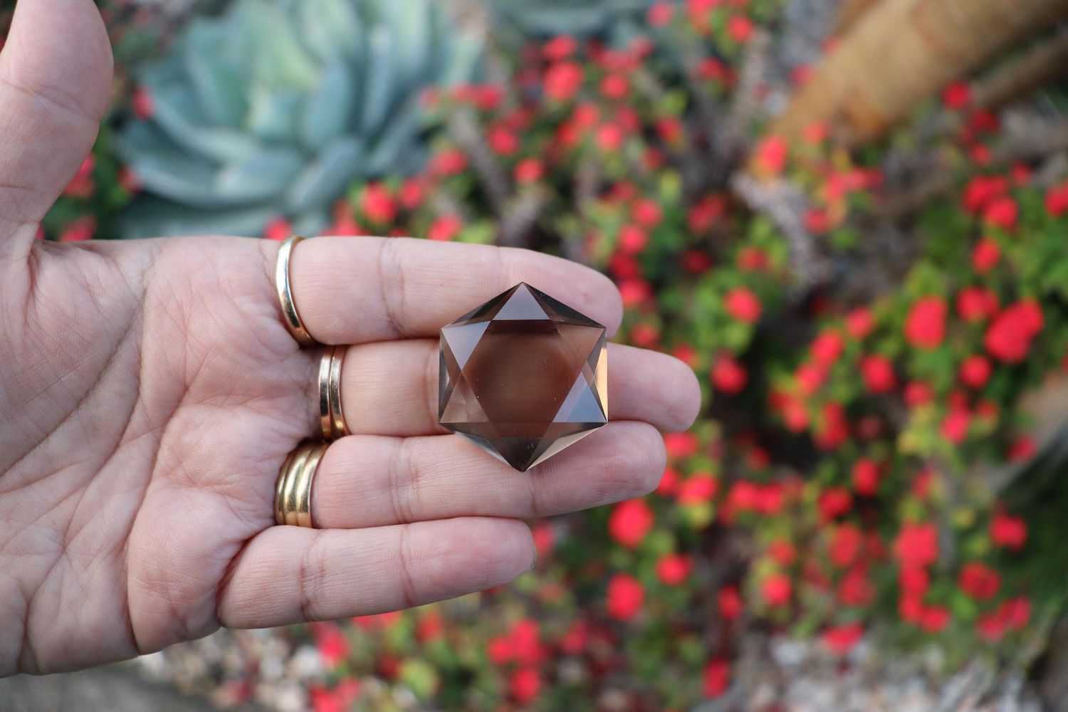 Smokey Quartz Hexagon Crystal