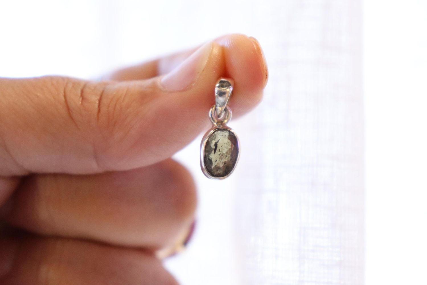 Moldavite Pendant | Faceted 1.3g