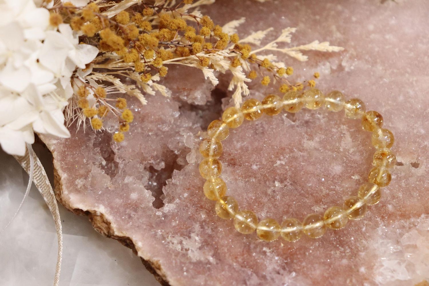 Citrine Bracelet | 7mm